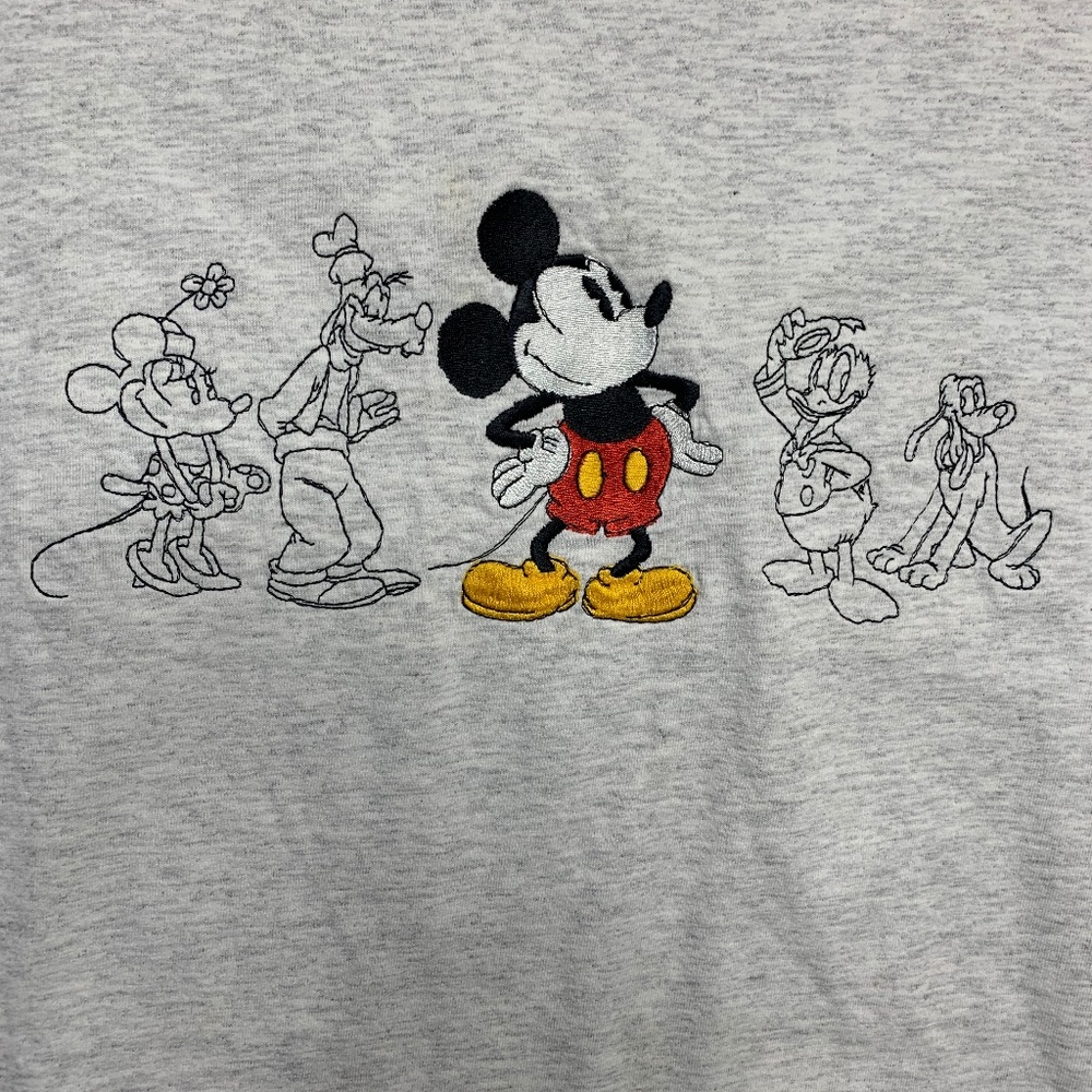Vintage 90s Mickey & Co Embroidered T-shirt